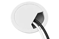 Wire Manager, Desk Grommet, Cable Organizer for Table | Pack of 1 | White