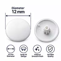 PVC Screw Caps | White | Pack of 25