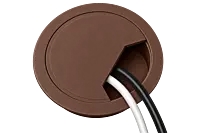 Wire Manager, Desk Grommet, Cable Organizer for Table | Pack of 1 | Brown