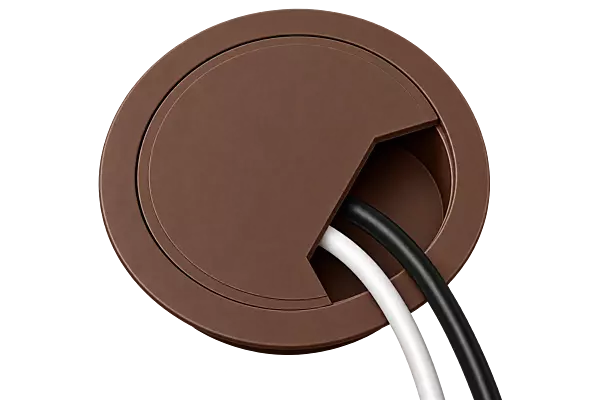 Wire Manager, Desk Grommet, Cable Organizer for Table | Pack of 1 | Brown